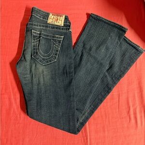 True Religion Dark Blue Boot Cut Jeans